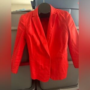 Women's Red Orange Blazer mp1